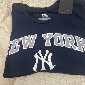 Fanatics New York Yankees MLB T-Shirt Navy Blue  Adult Size 2XL NWT